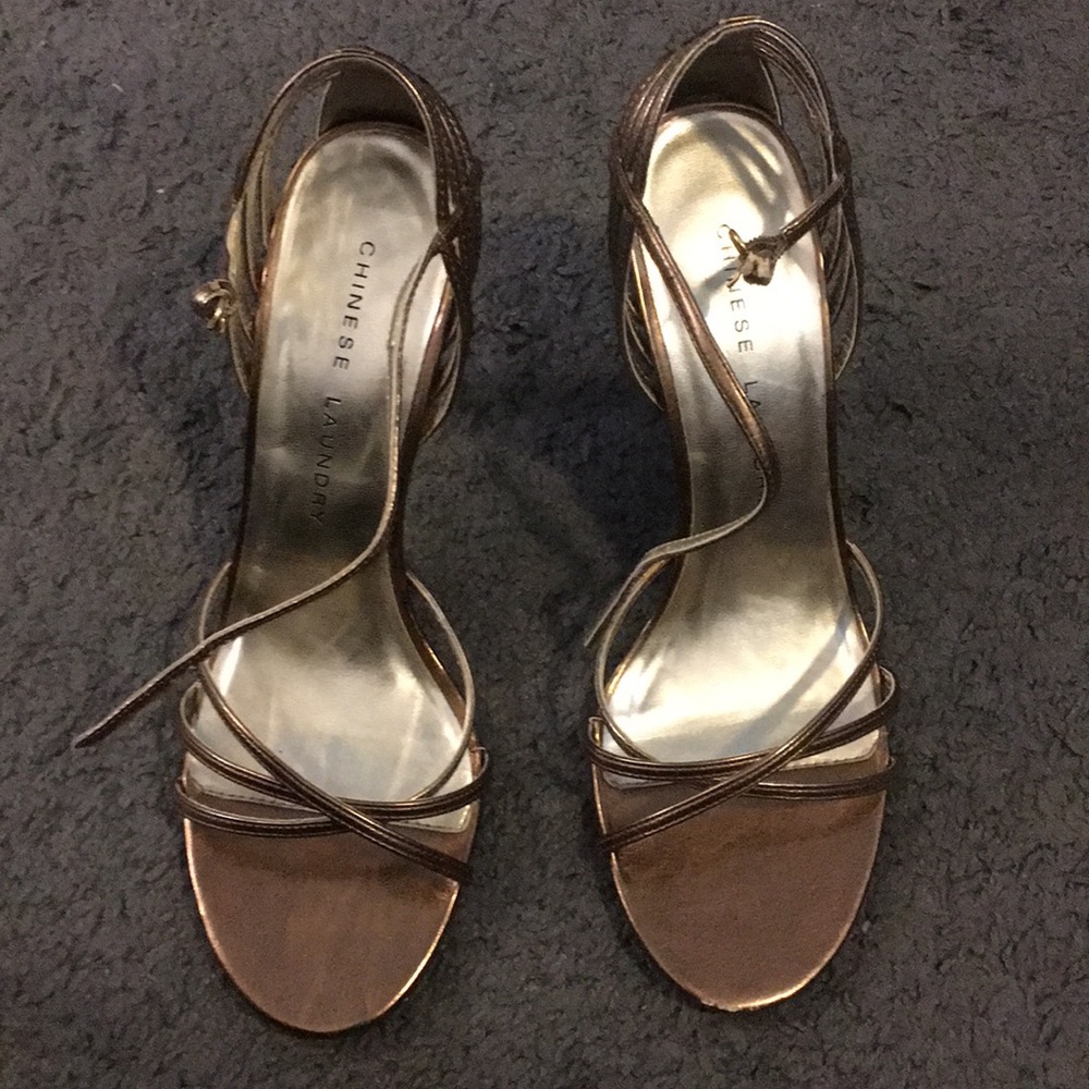 Chinese Laundry gold Wesley sandal
